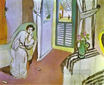  matisse - Mujer en un sofá 1920 fauvismo abstracto Henri Matisse